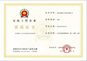 河南乐林电子科技有限公司 资质证书