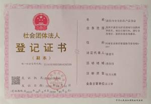 社会团体法人登记证副本